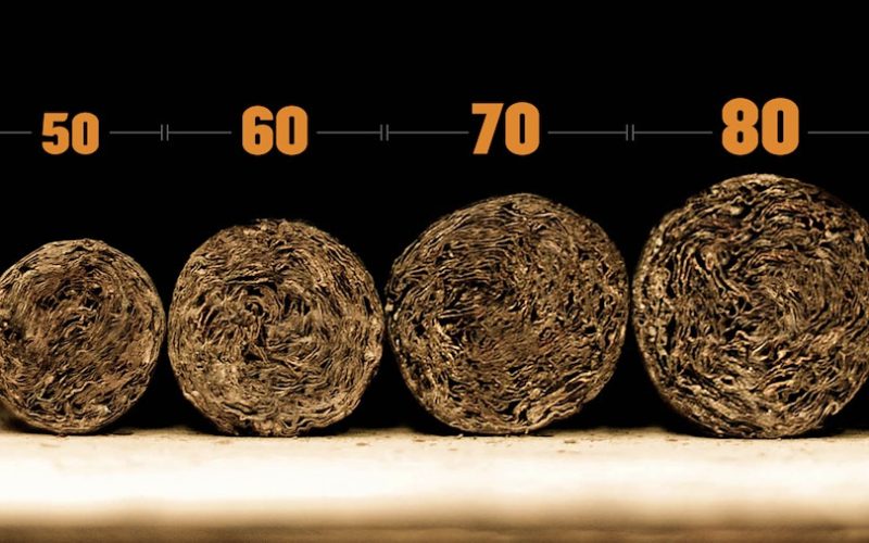 O que é bitola ou vitola dos charutos