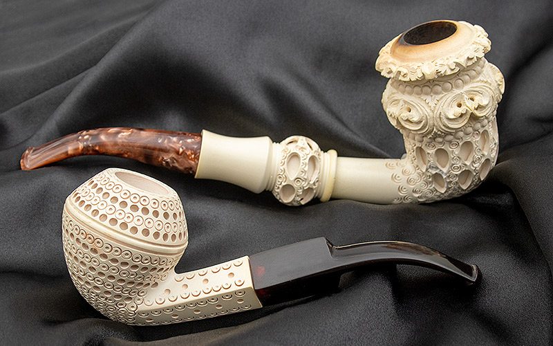 Cachimbos de meerschaum (Espuma do Mar)