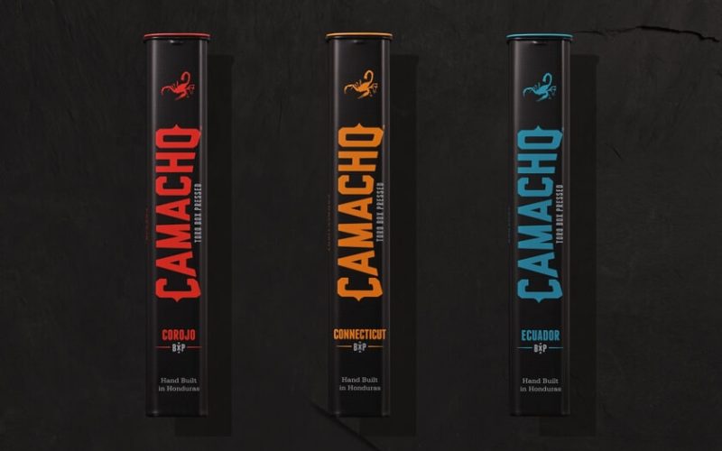 Charuto Camacho Box Pressed Tubos para o Resto do Mundo