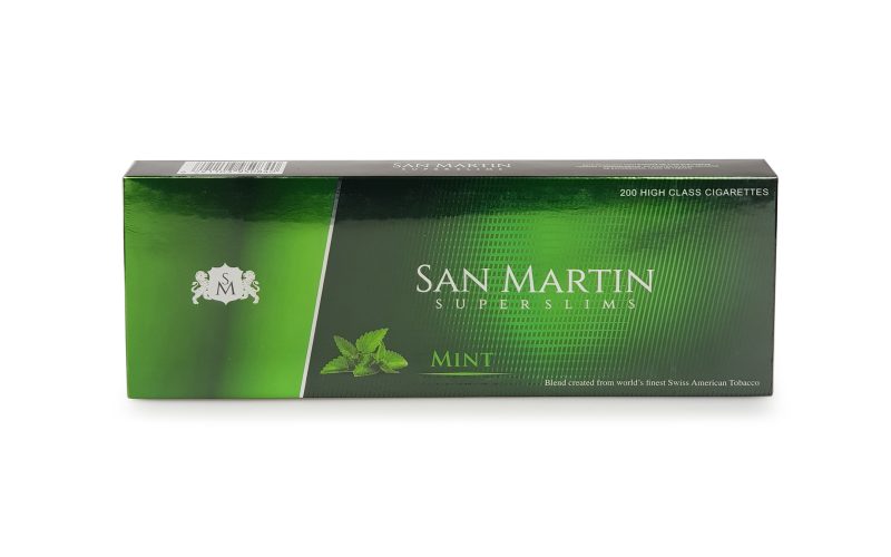Cigarro San Martin Superslims Menta
