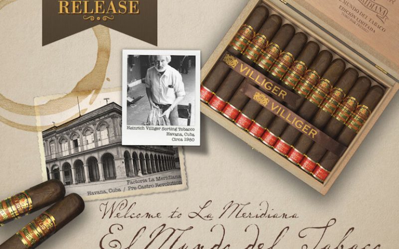 Charutos Villiger Apresenta o Villiger La Meridiana ao Consumidor dos EUA