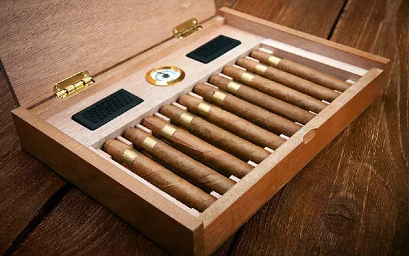 Utilizando um umidor: mantendo os charutos em perfeitas condições